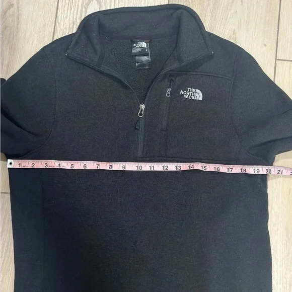 The North Face Sweater Knit 1/4 Zip Fleece in Black Men’s Small - Picture 3 of 6